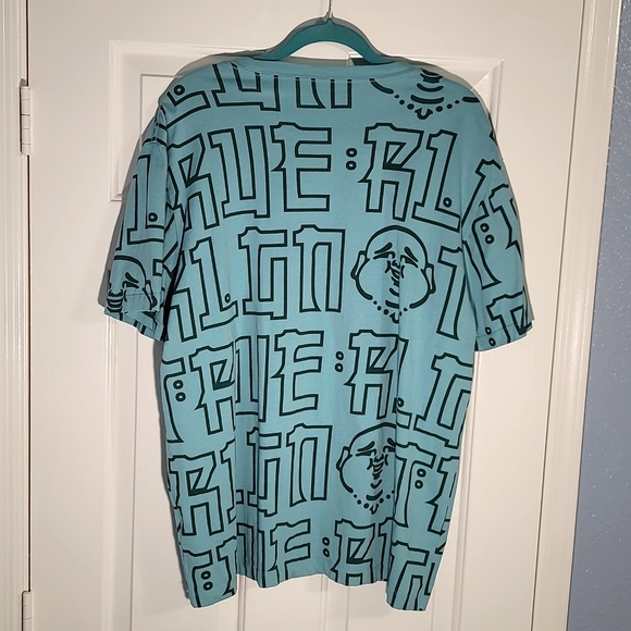 True Religion XL T-Shirt "Buddha All Over" - Picture 2 of 3